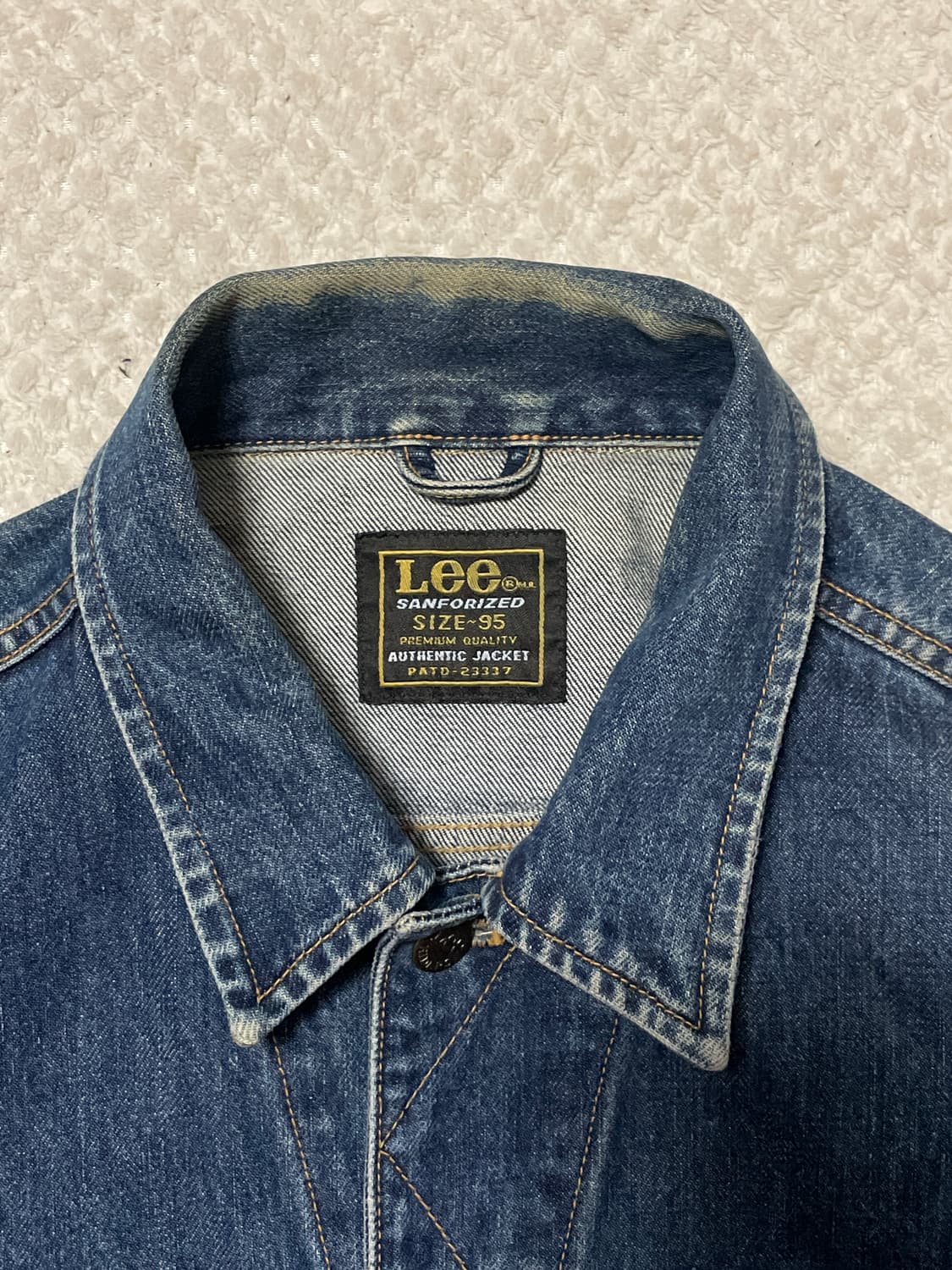 Lee 리 1990s 101J 데님 트러커 청자켓 상품이미지5