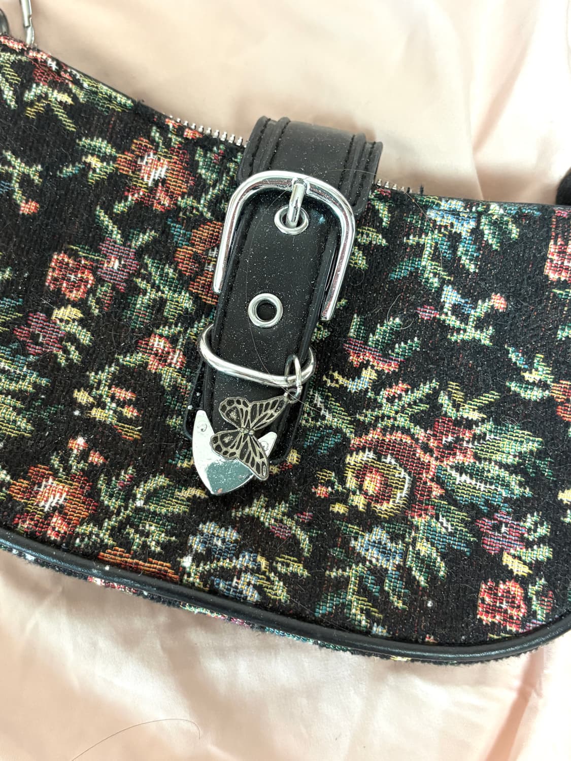 팬시클럽 동양화 자수 핸드백 상품이미지2