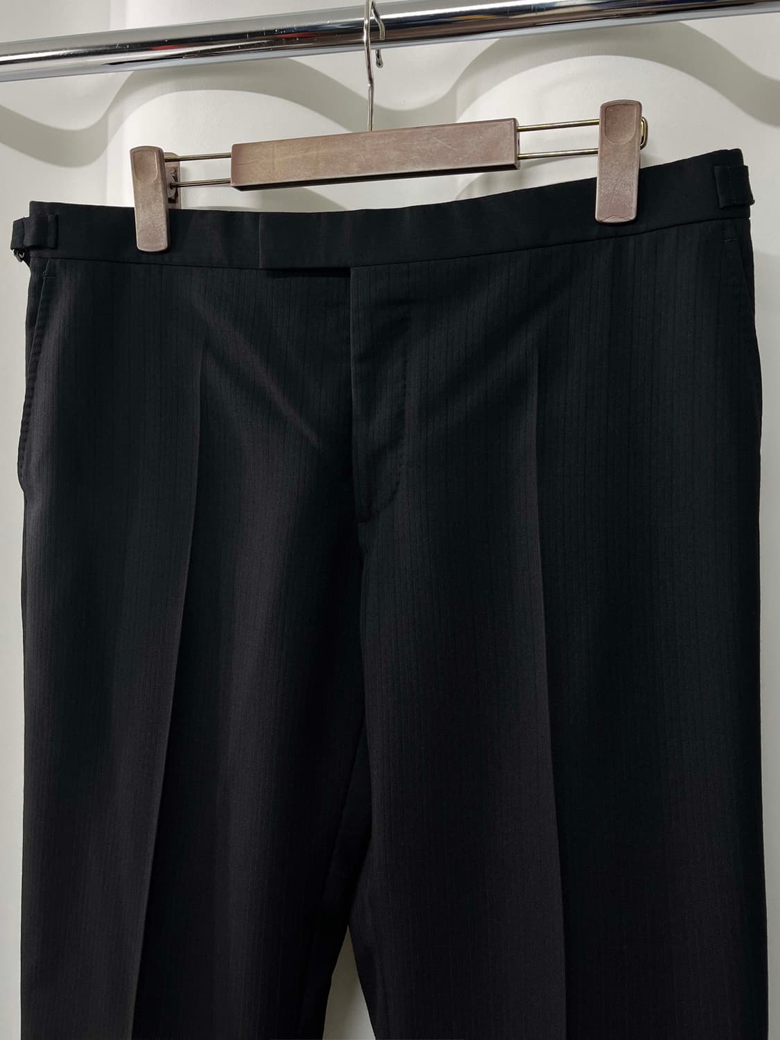 폴로 랄프로렌 이태리 메이드 블랙라벨 어드저스트 트라우저 울 팬츠 상품이미지4