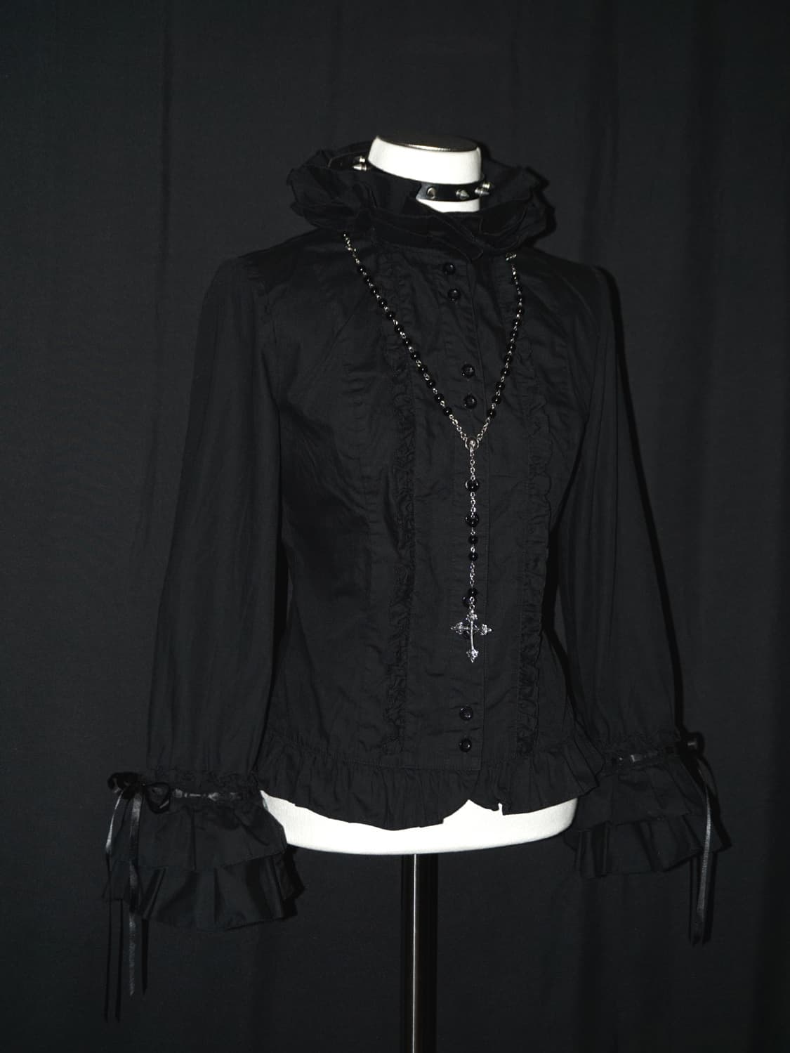 (body line) gothic lolita frill shirt  상품이미지3