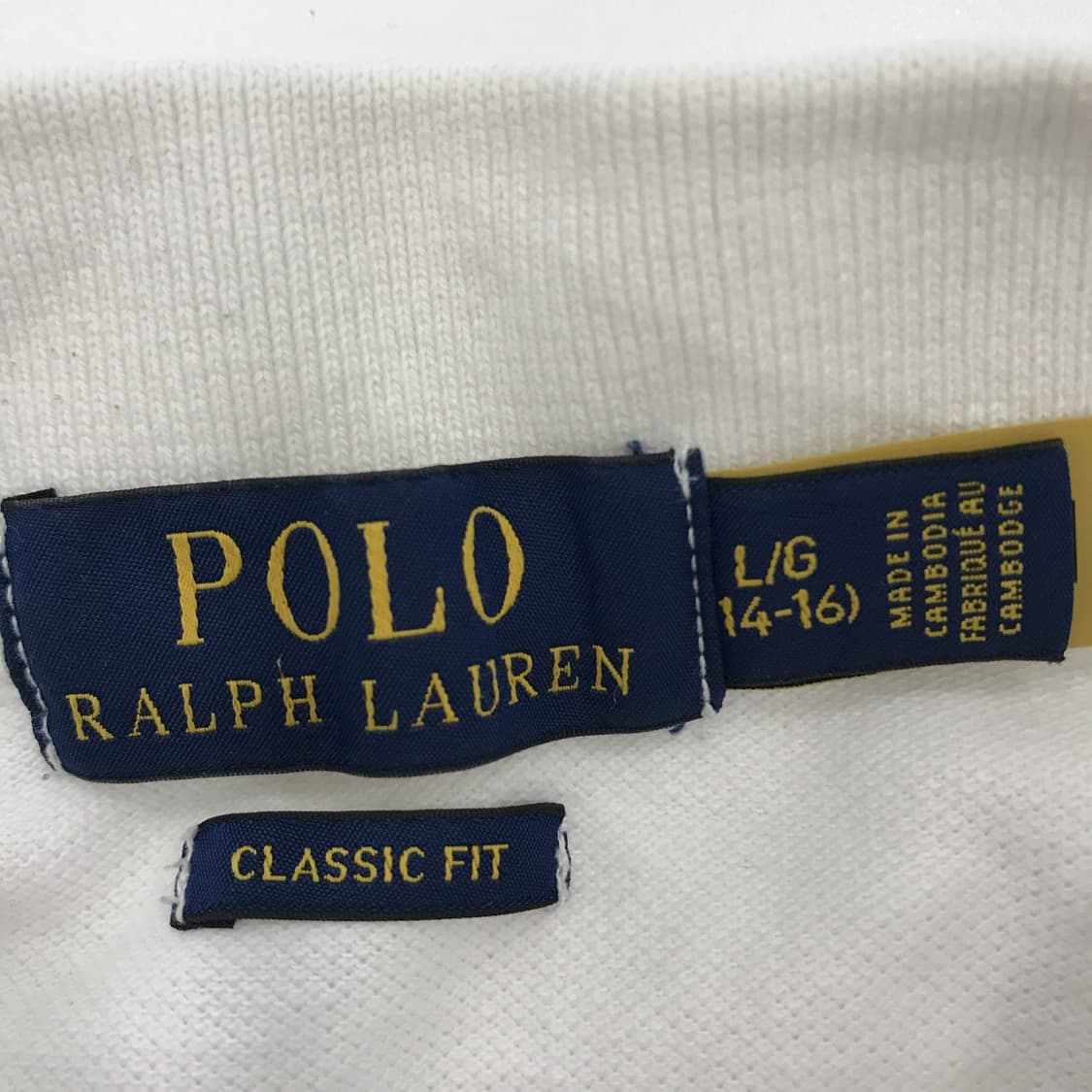 폴로 랄프로렌 화이트 카라티 QR [55] 상품이미지4