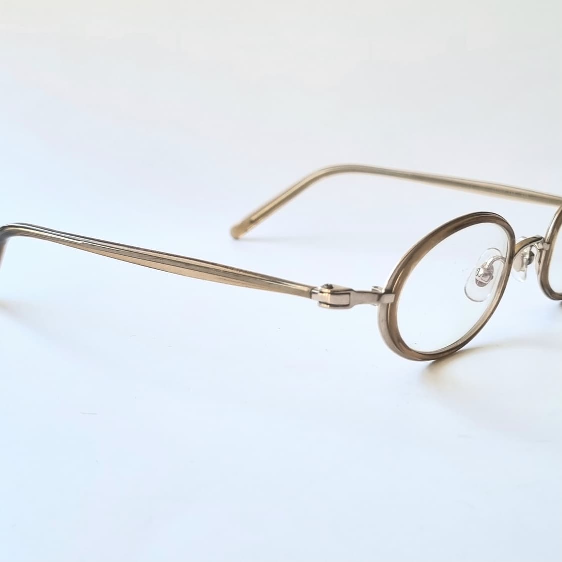 데드스탁 빈티지 미니멀 오벌쉐입 솔텍스 안경테 0004 상품이미지7