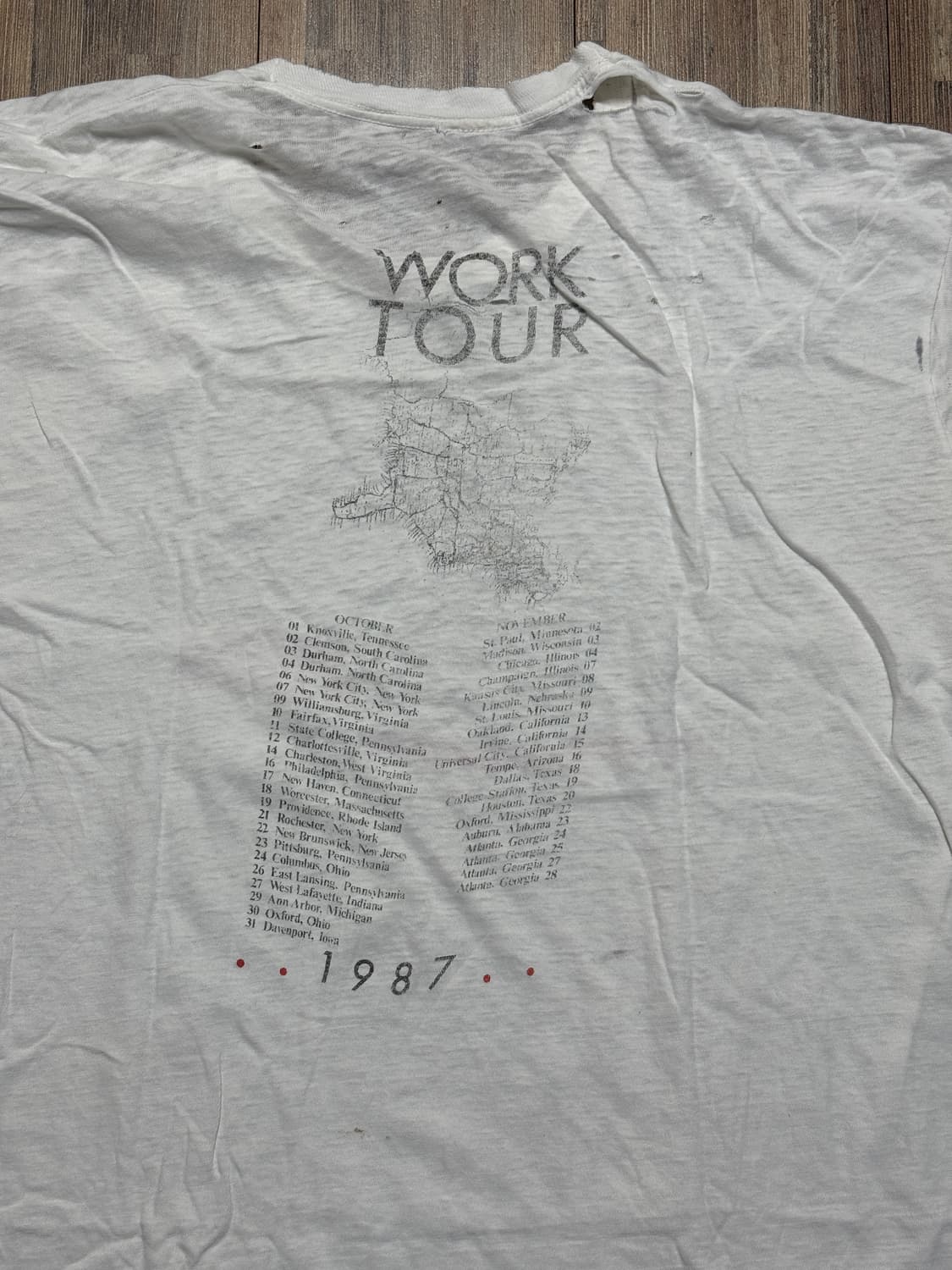 빈티지밴드티 80s rem 상품이미지5