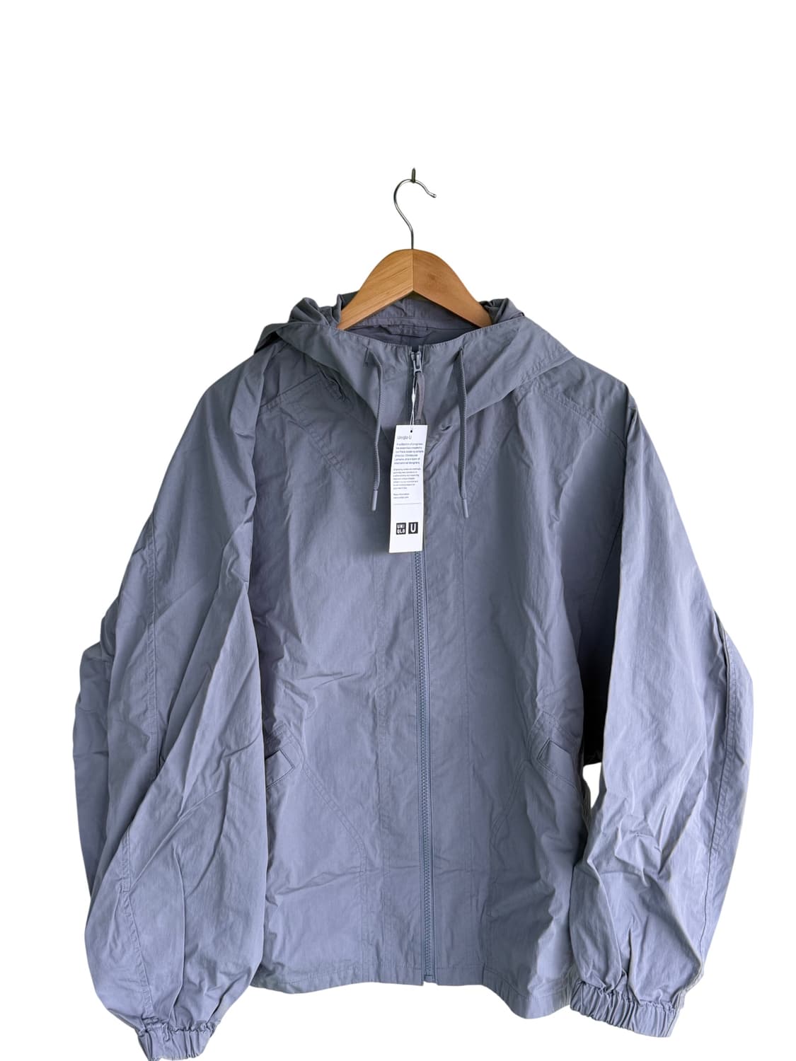 (새제품) 유니클로 U 후드 블루종 그레이 XL 상품이미지1