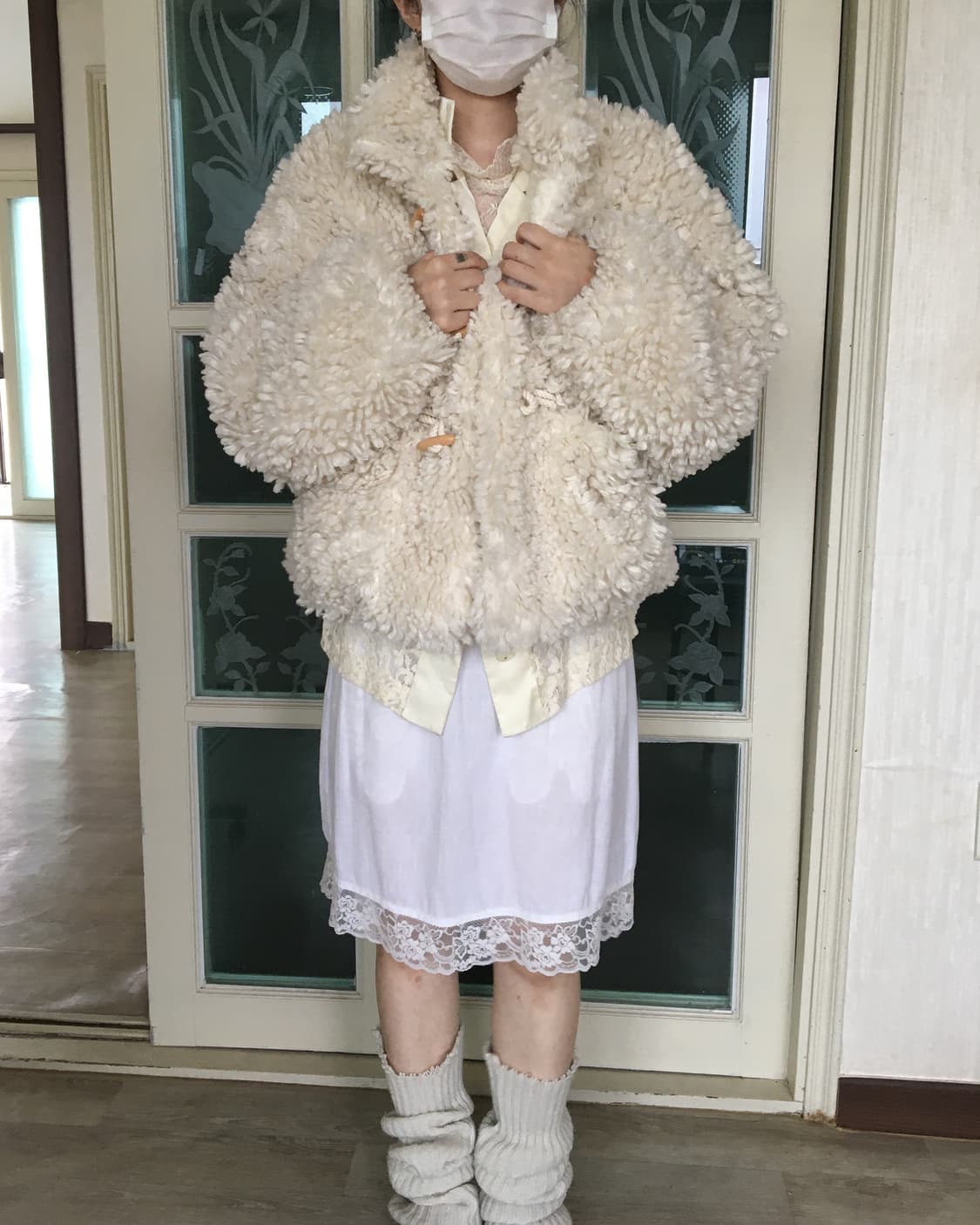 Fake fur duffle button jacket 상품이미지9