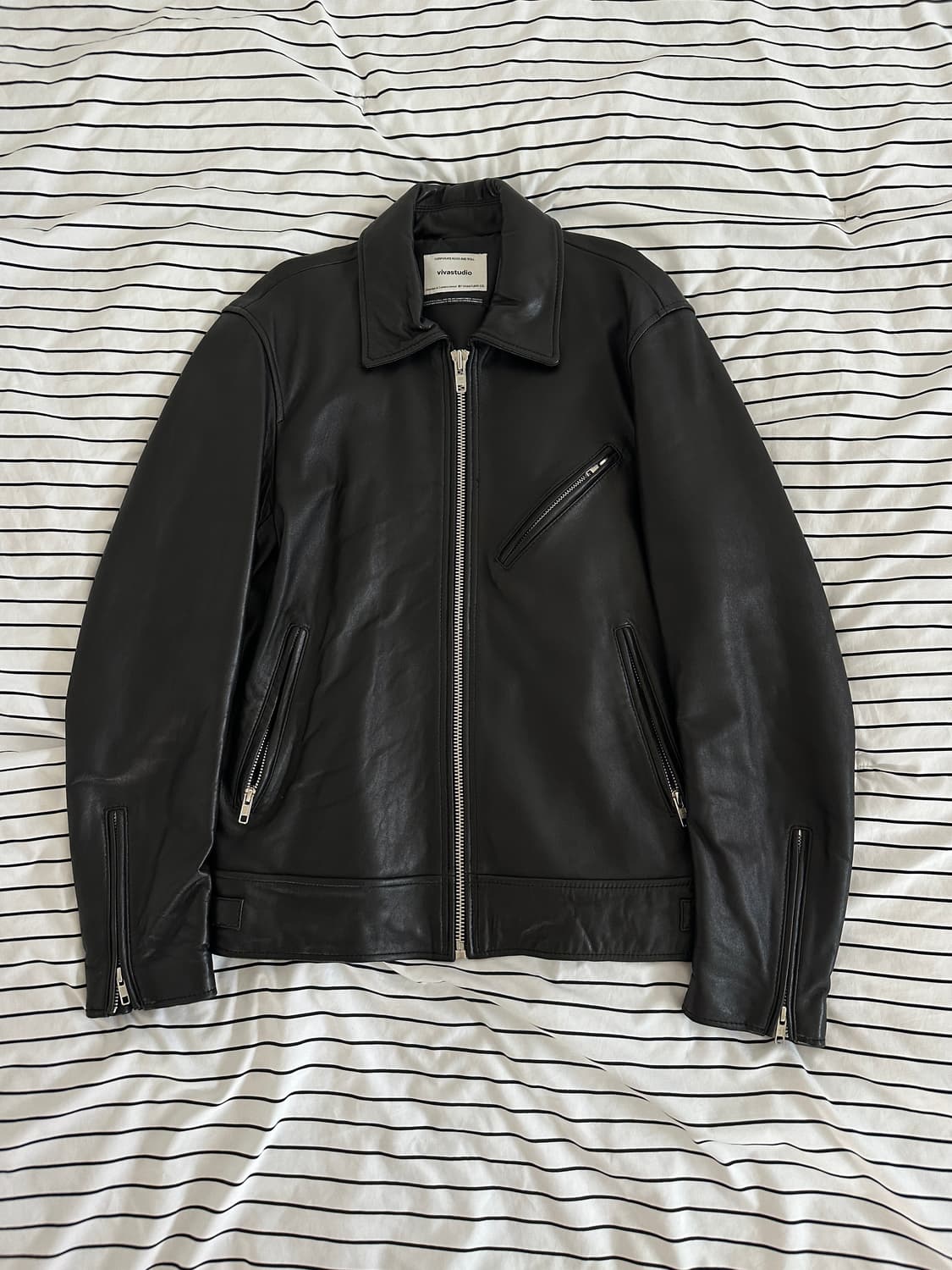 비바스튜디오 SINGLE RIDERS JACKET JS [BLACK] 상품이미지1