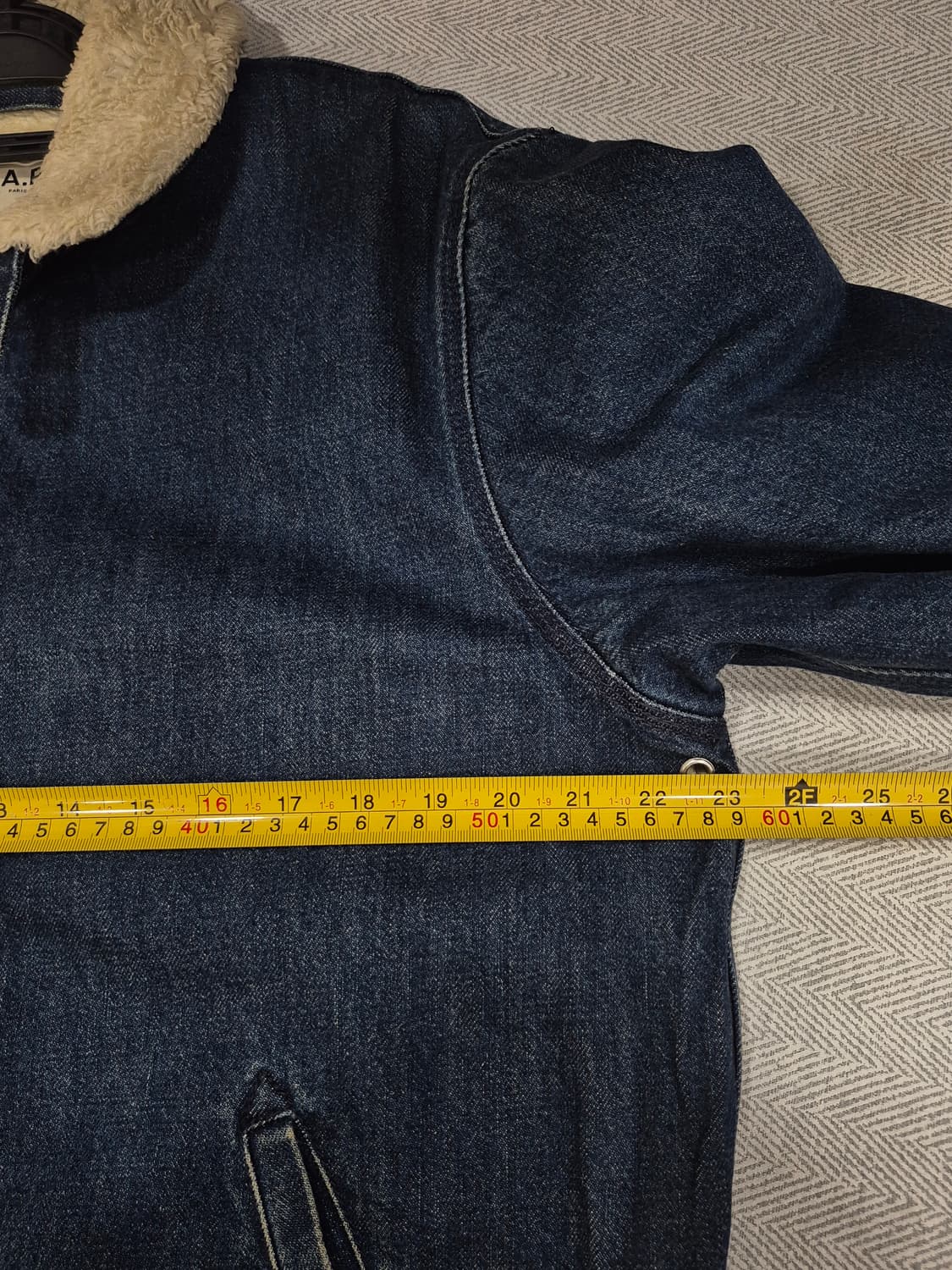 A.P.CxCarhartt WIP 13fw 데님덱자켓 남성 100사이즈 상품이미지8