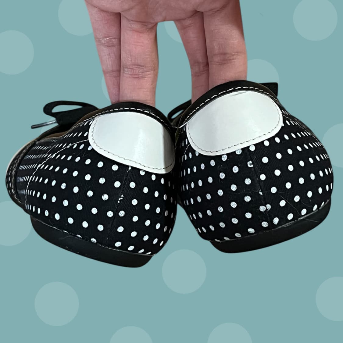 빈티지 쿠앤크 땡땡이 플랫슈즈 상품이미지5