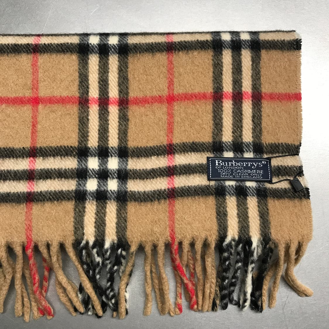 버버리 정품 캐시미어 머플러 베이지 상품이미지3