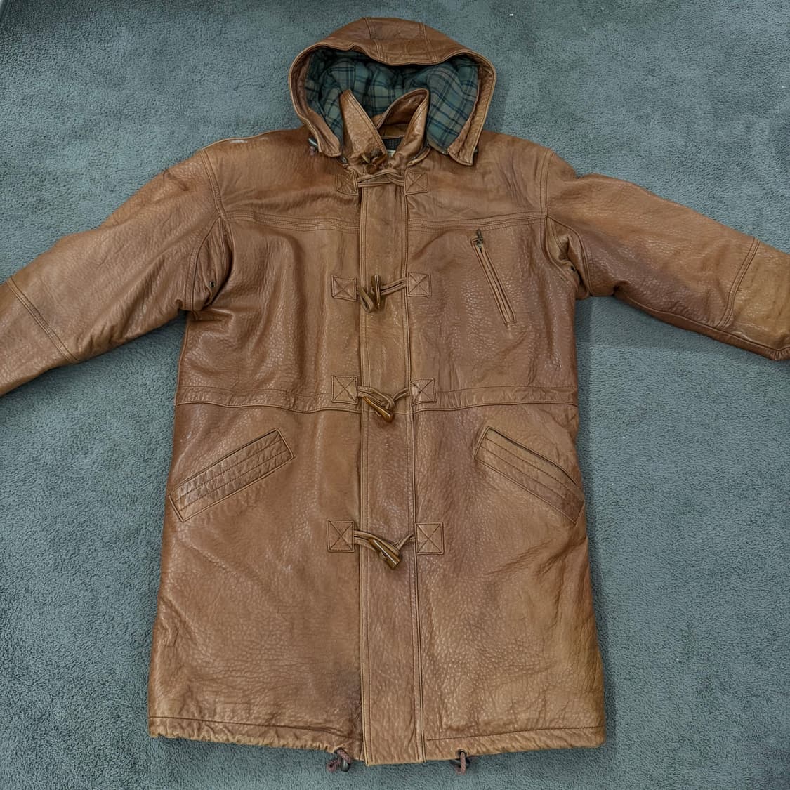 [ 정품/L ] ULCOLOW 빈티지 양가죽 더플 코트 상품이미지3