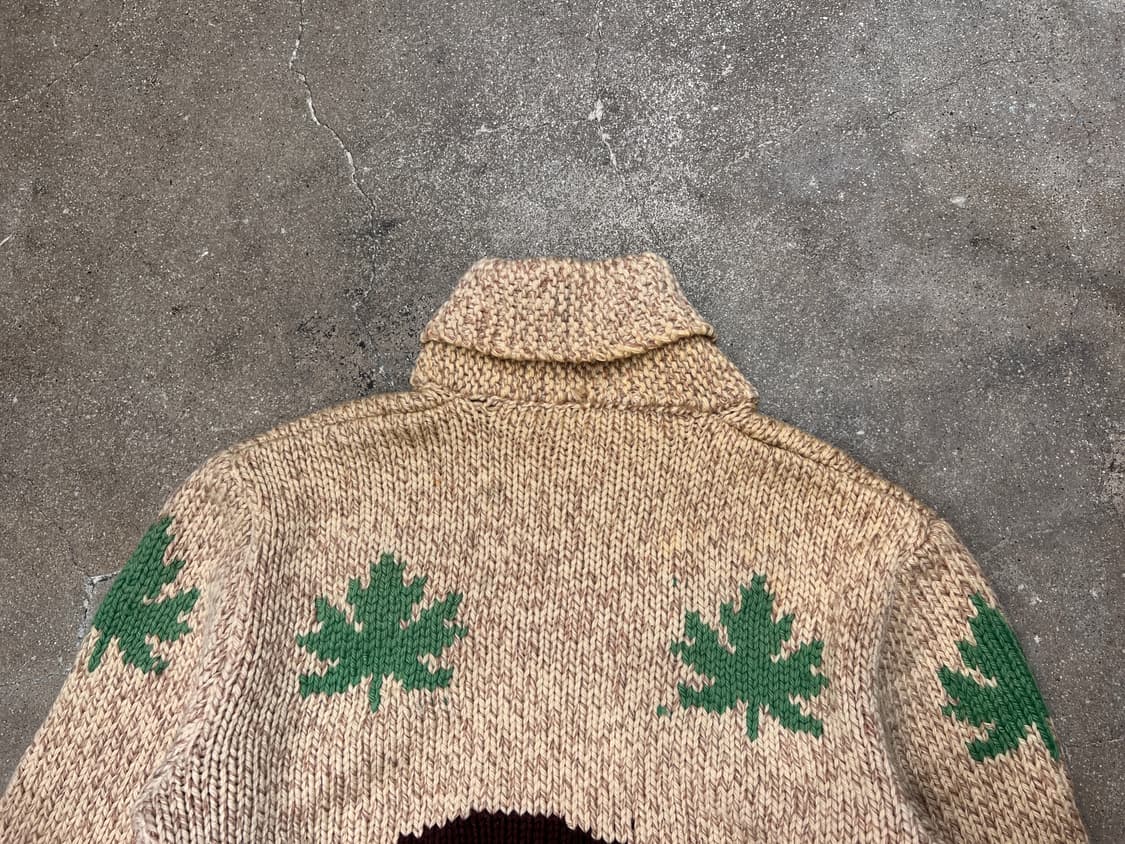 60‘s 캐나다 코위찬 비버 패턴 상품이미지7