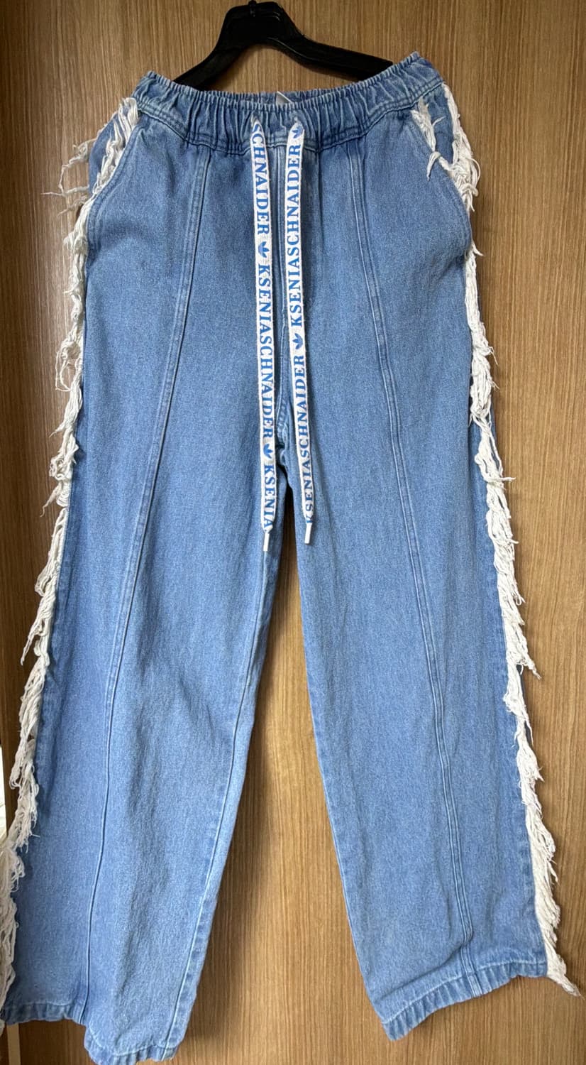 아디다스 x 크세니아 슈나이더 콜라보 데님 팬츠 s 상품이미지3