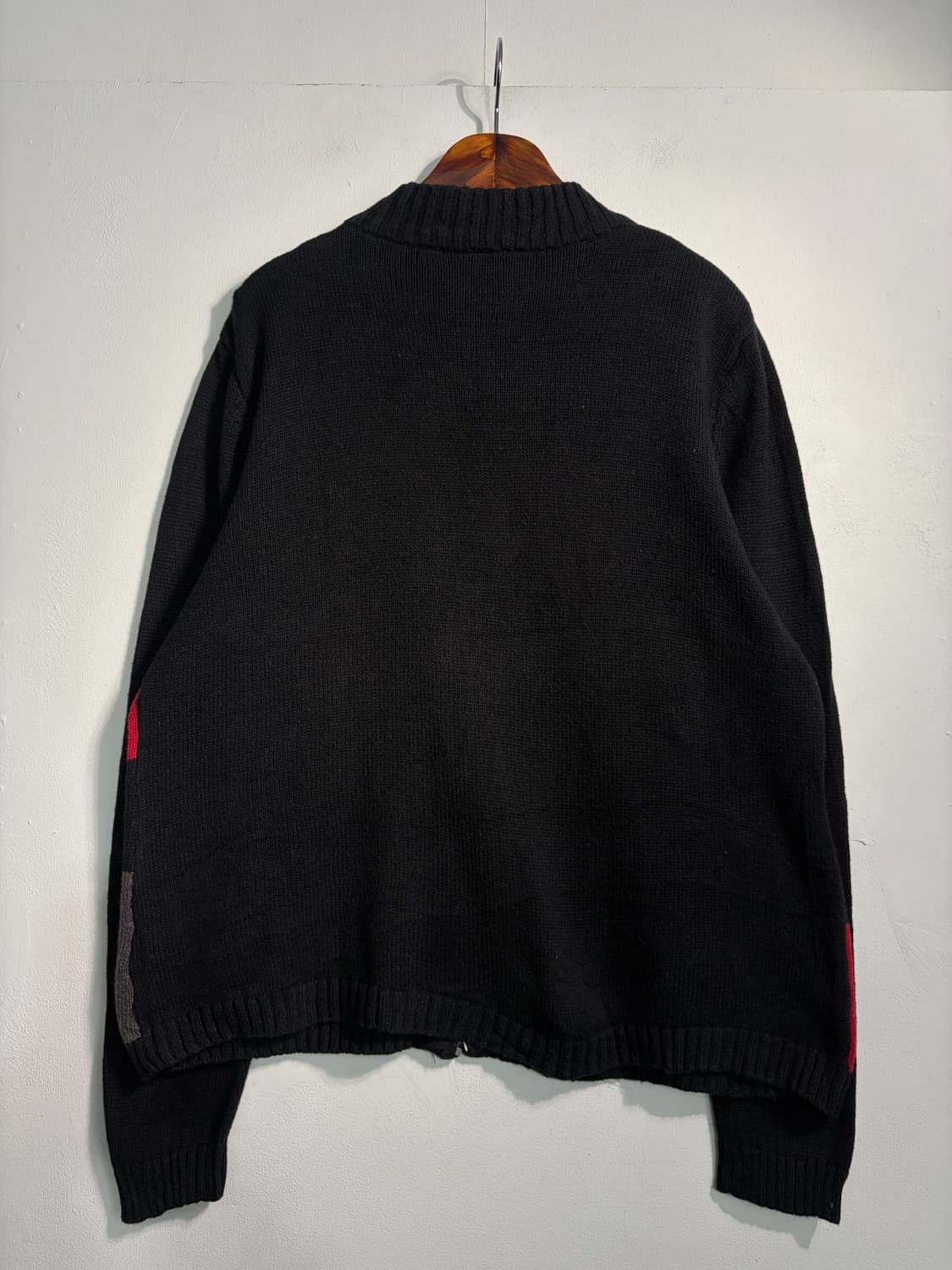 U.S.A. 크리스마스 어글리니트 라미&코튼 집업 L 상품이미지2