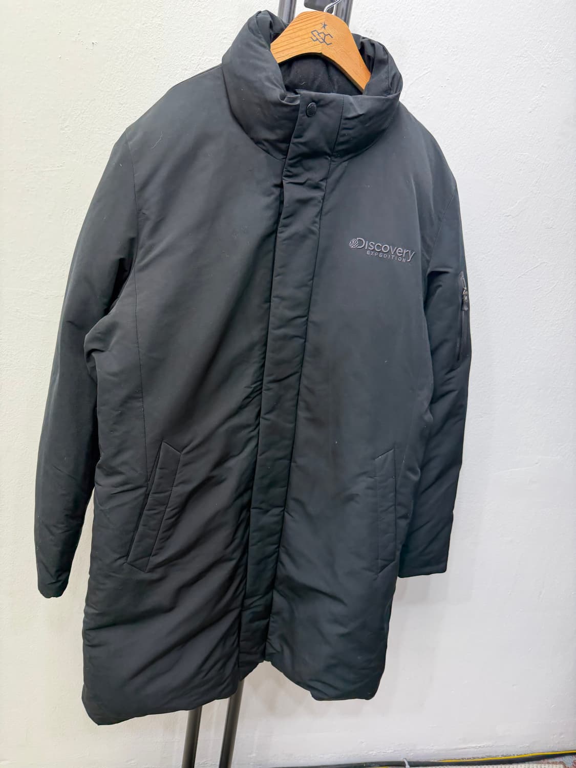 정품) 디스커버리 남성 블랙 덕다운 패딩 100 상품이미지2