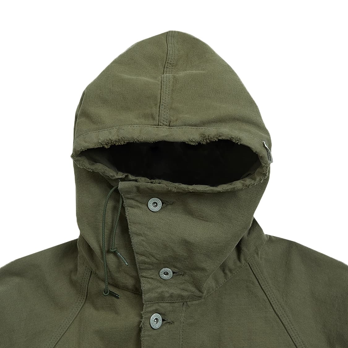 Alfred STONE WASHED SMOCK JACKET / KHAKI 상품이미지2