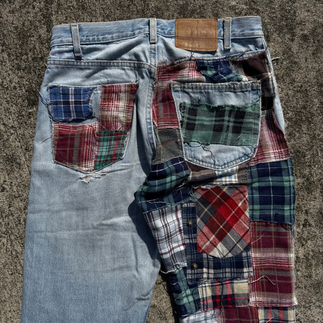 [32] 90s 리바이스 505 커스텀 데님 팬츠 상품이미지3