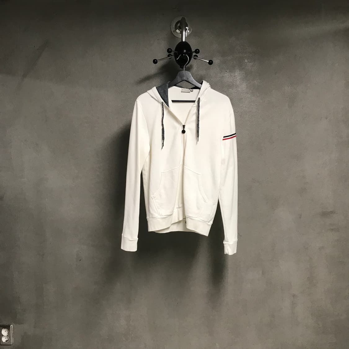 몽클레어 후드 집업 화이트 M 상품이미지1