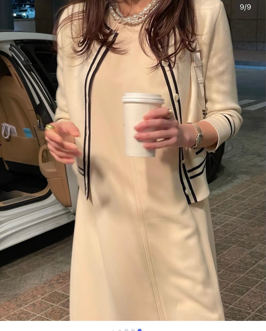 Days Mermaid Long Dress Beige 상품이미지4