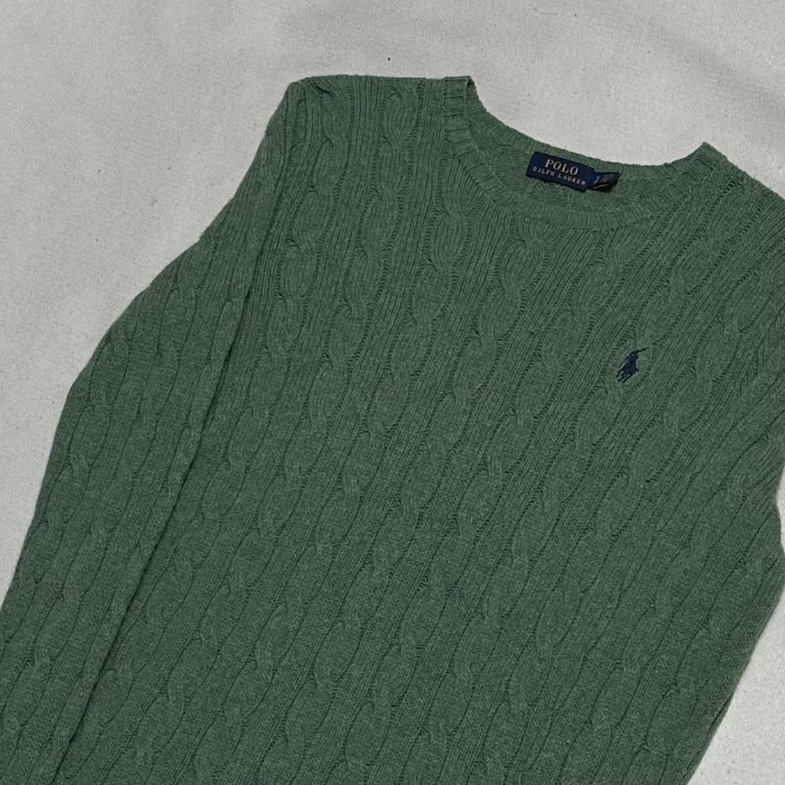 S 폴로랄프로렌 메리노울 캐시미어 혼방 케이블 니트 상품이미지1