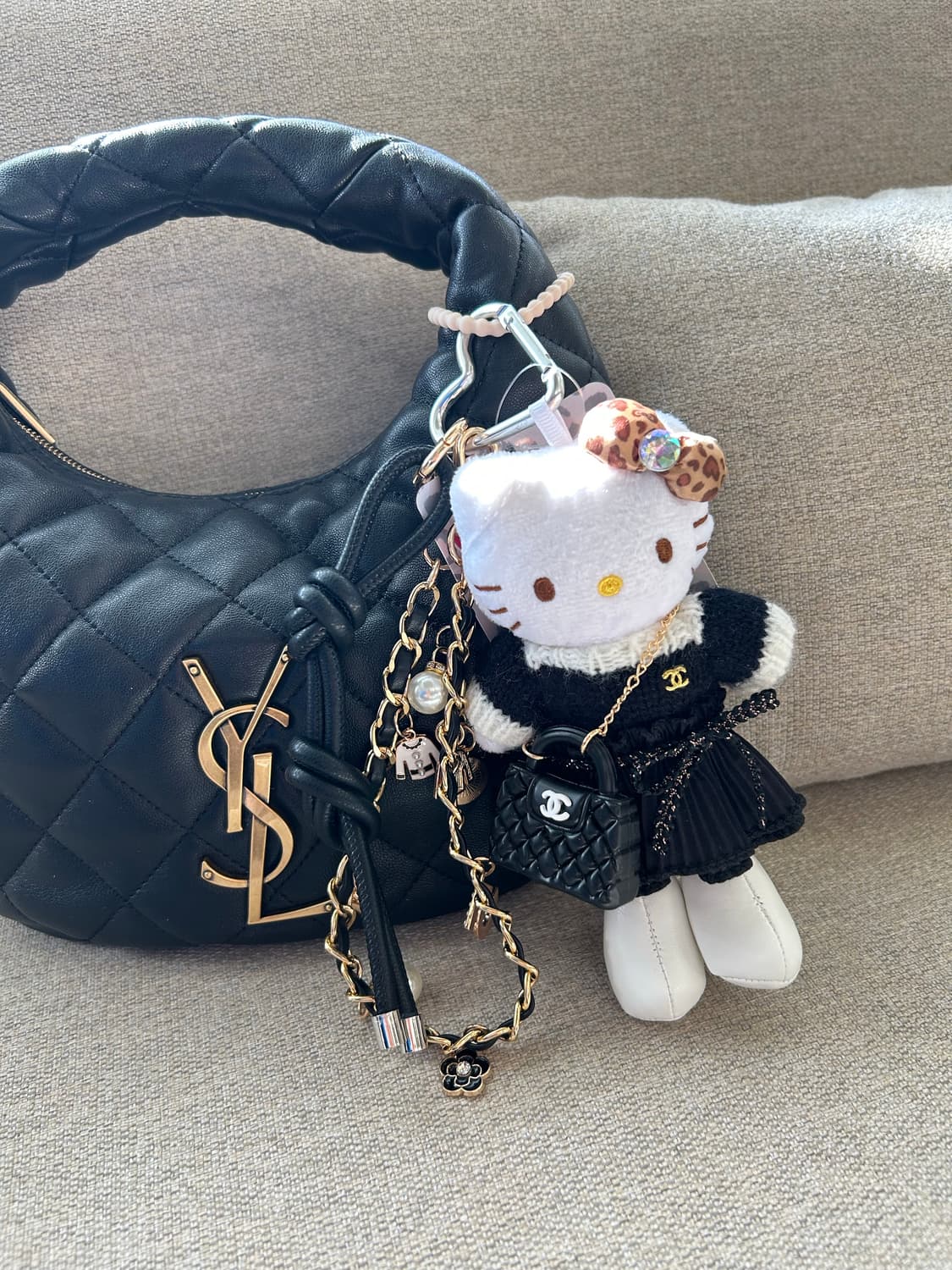 (26)롱다리키티 커스텀키링-🖤 Black Classic 🖤 상품이미지5