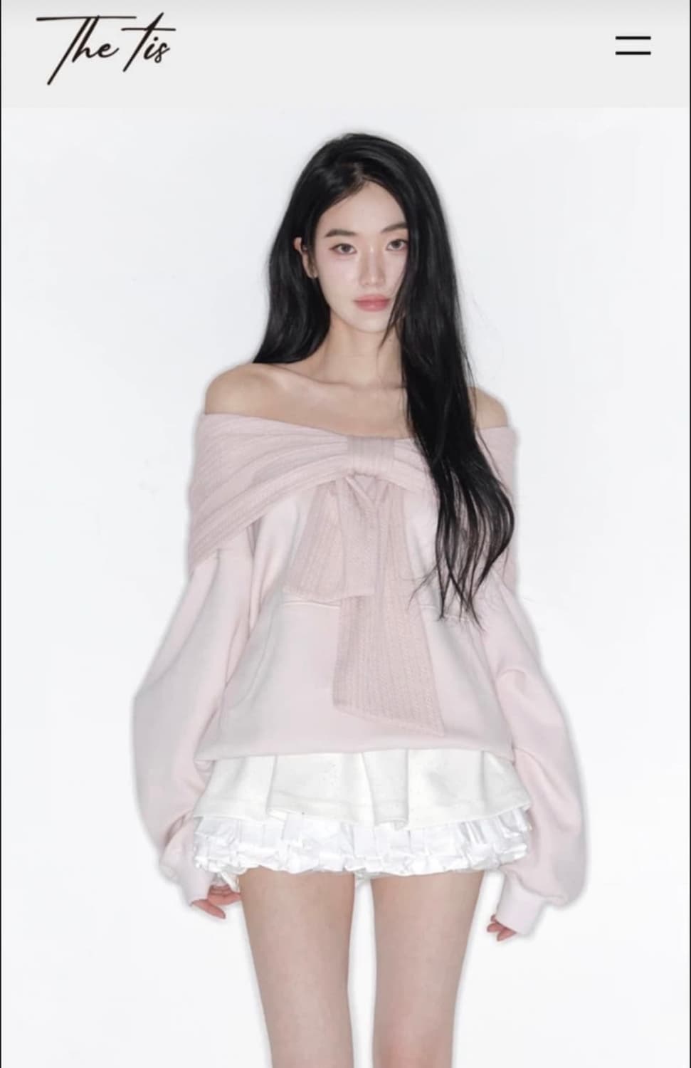 더티스 리본후드 핑크 상품이미지1