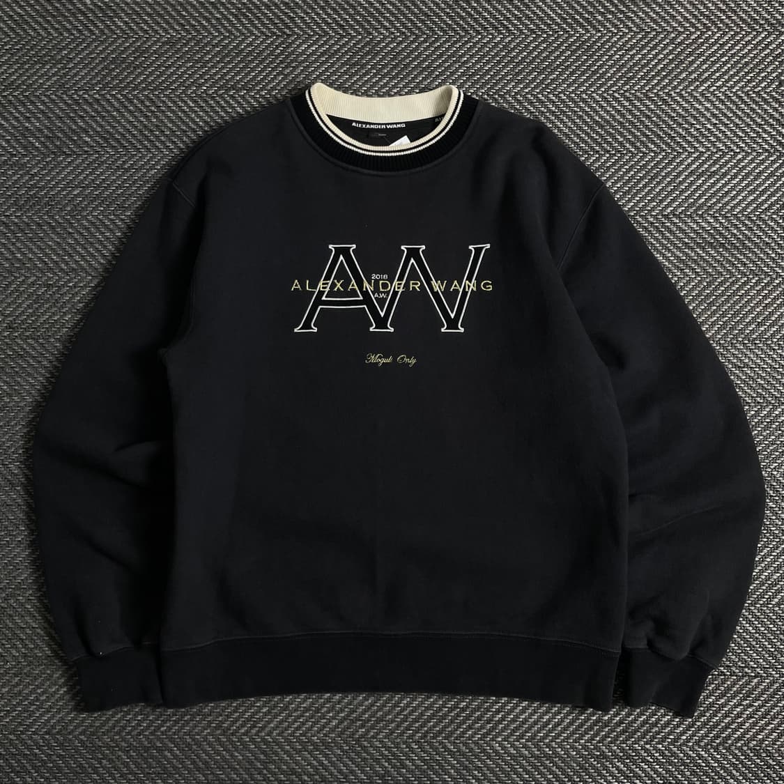 알렉산더 왕 빅로고 크루넥 스웻 셔츠o 3748 상품이미지1