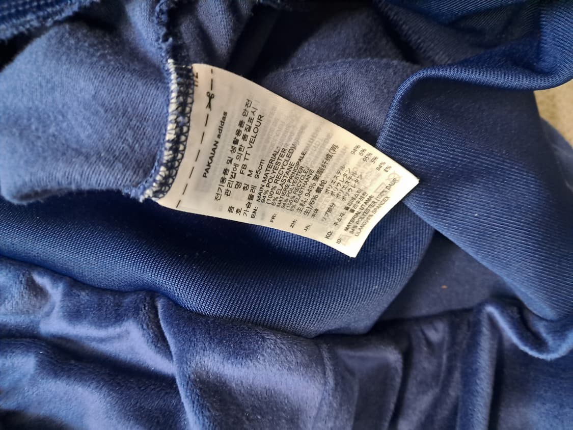 아디다스 베켄바우어 벨루어 트랙 자켓 나이트 인디고  상품이미지6