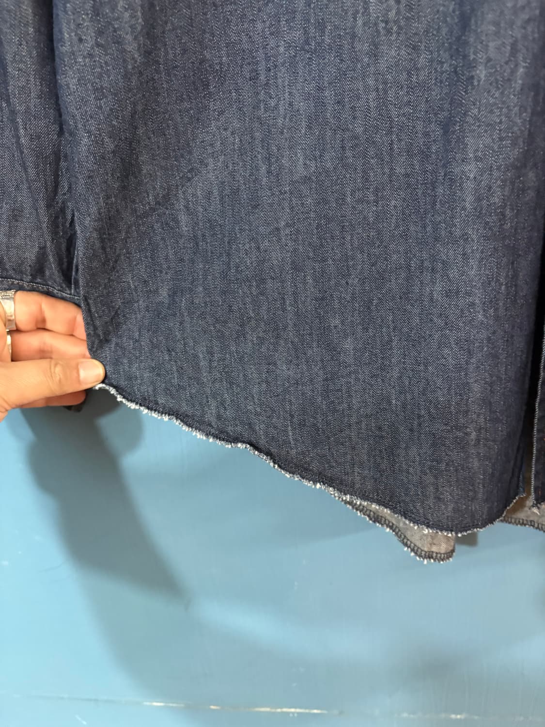 00‘s Wrangler Denim Western Shirt. 상품이미지6