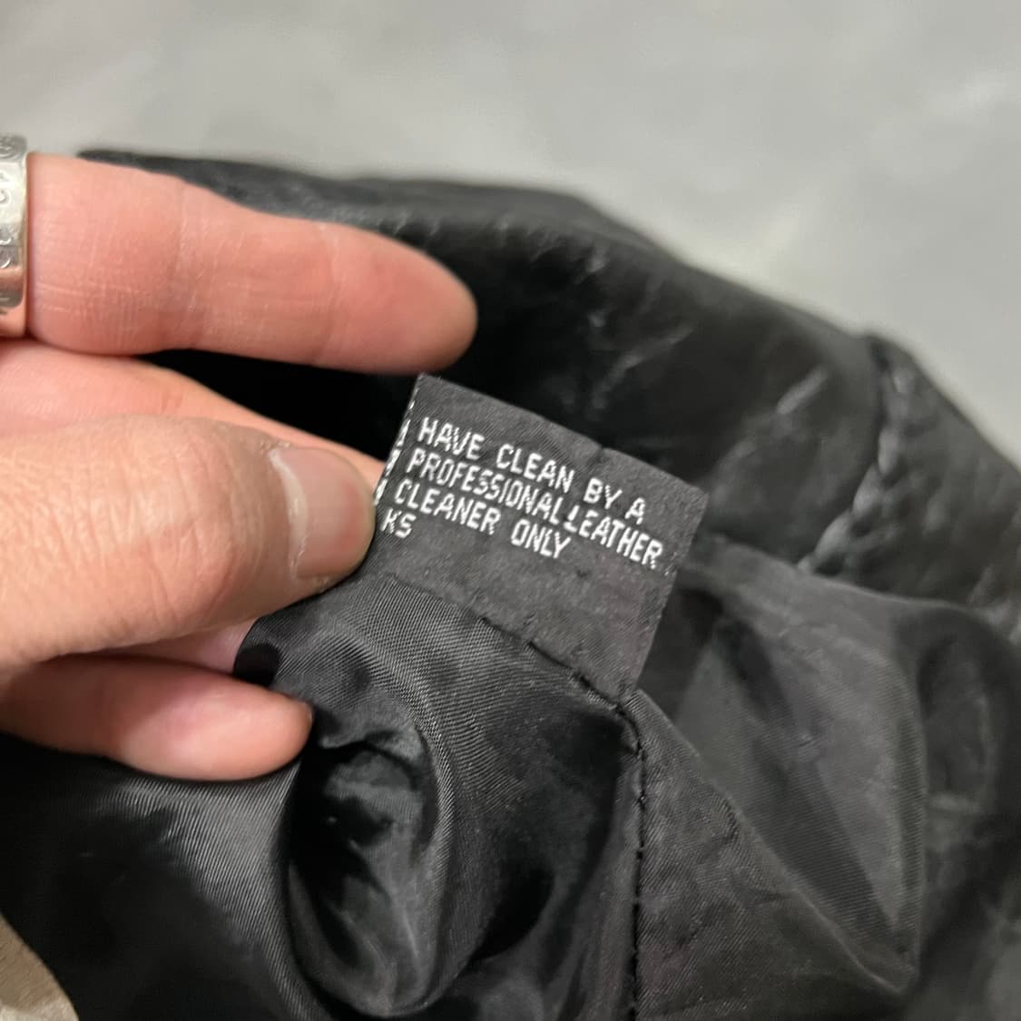  빈티지 리얼레더 라이더 자켓 y15406 상품이미지8