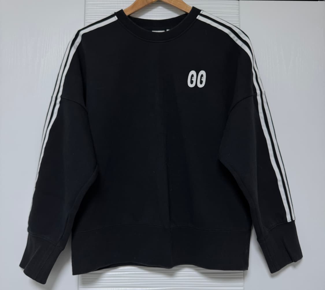 아디다스 눈 맨투맨 블랙 L (희귀) 상품이미지1