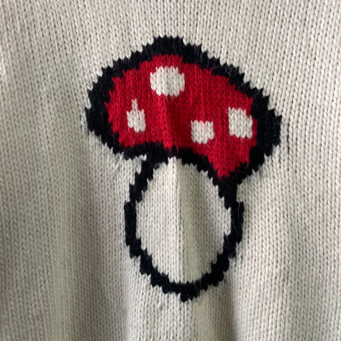 빈티지 머쉬룸 니트 상품이미지5