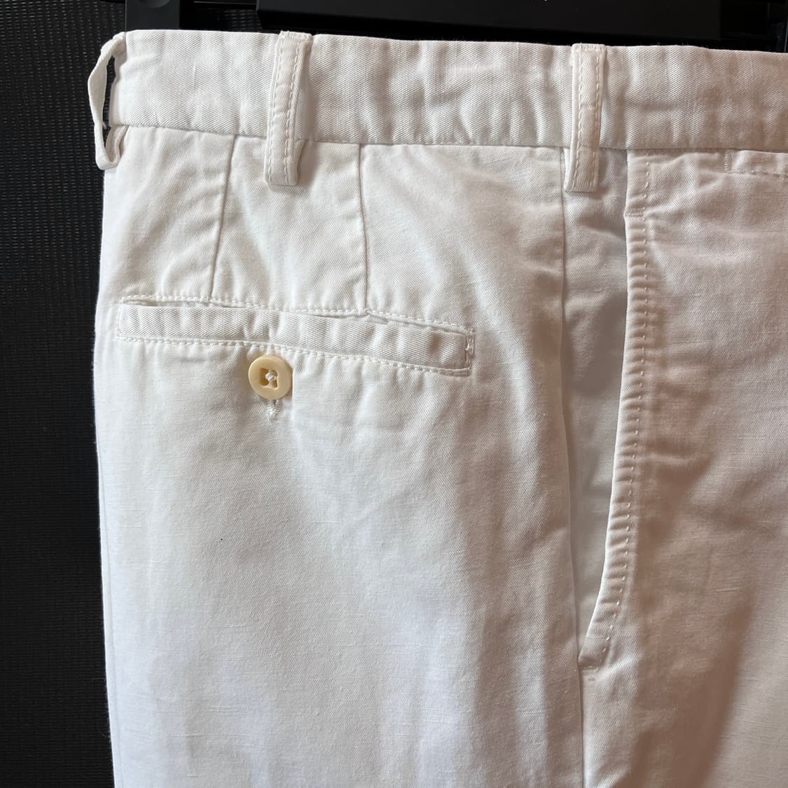 보기 밀라노 Made in Italy 린넨/코튼 치노 트라우저 상품이미지4