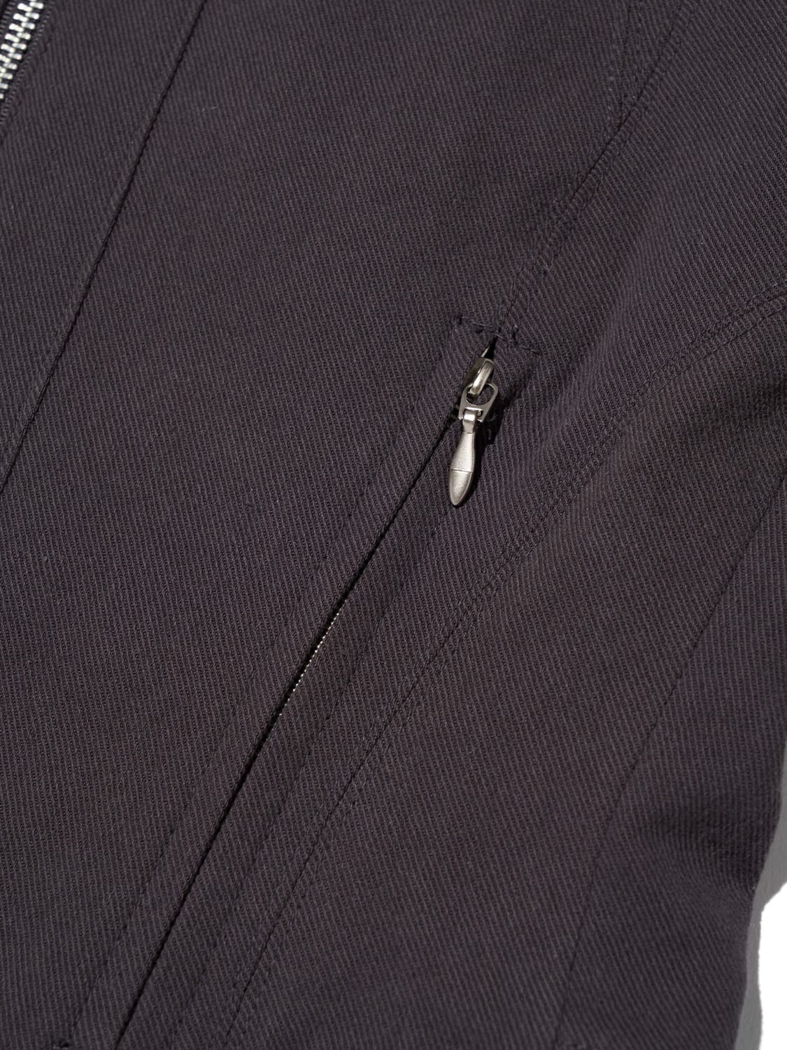 미스치프 바이커자켓 COTTON BIKER JACKET CHARCOAL 상품이미지4