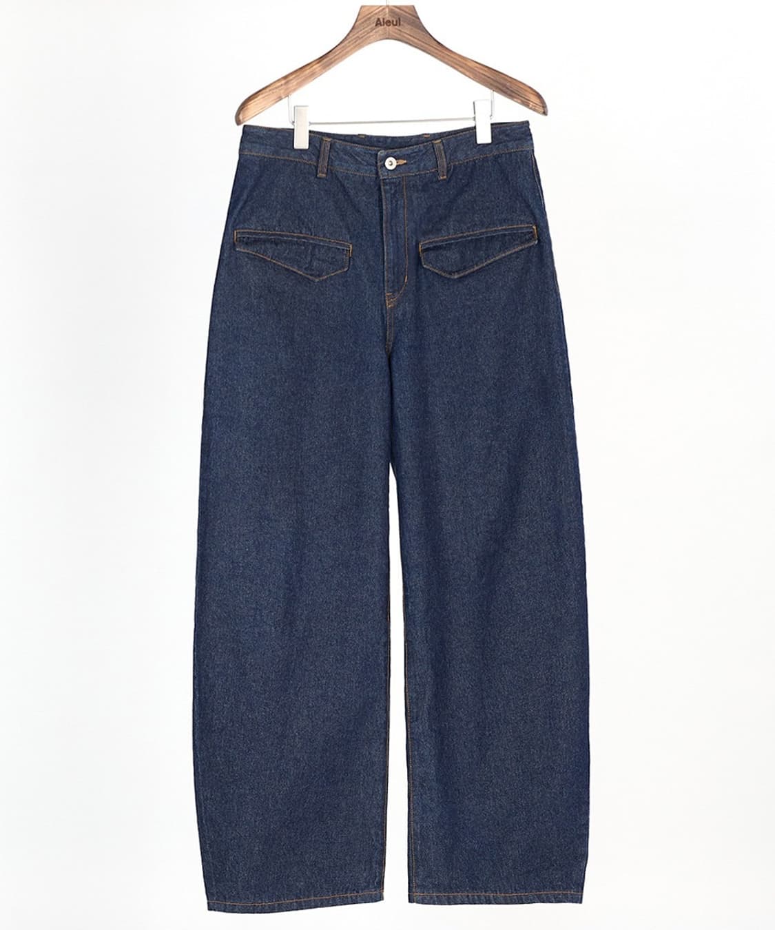 아이엘 커브드팬츠 인디고 상품이미지1