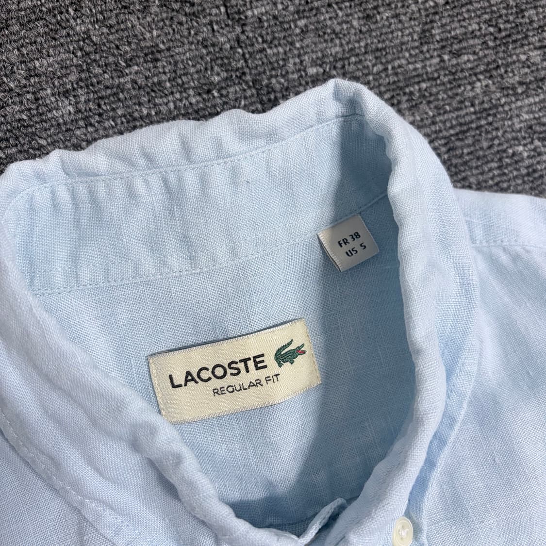 라코스테 레귤러핏 린넨 셔츠 상품이미지4