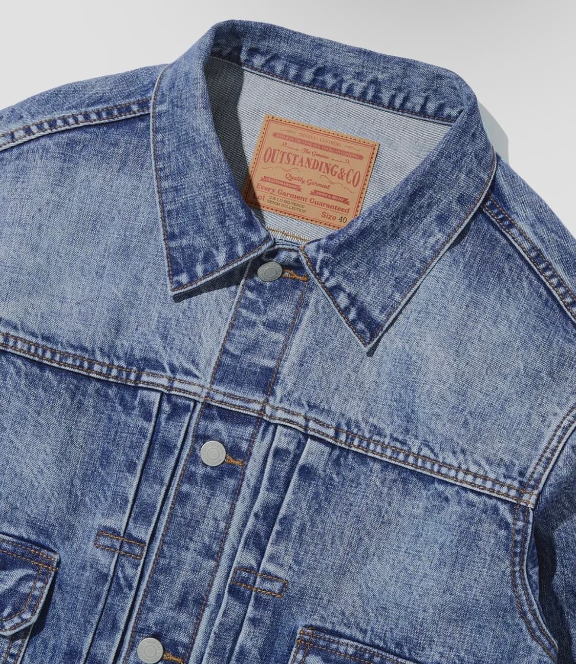 아웃스탠딩 데님트러커자켓 상품이미지3