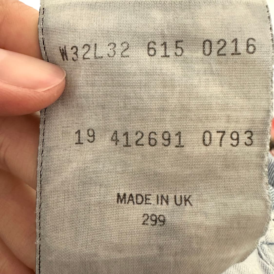 90’s 리바이스 615 오렌지탭(Made in UK) 상품이미지8