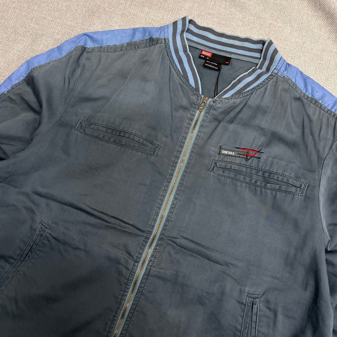 DIESEL Blue Bomber Jacket 상품이미지1