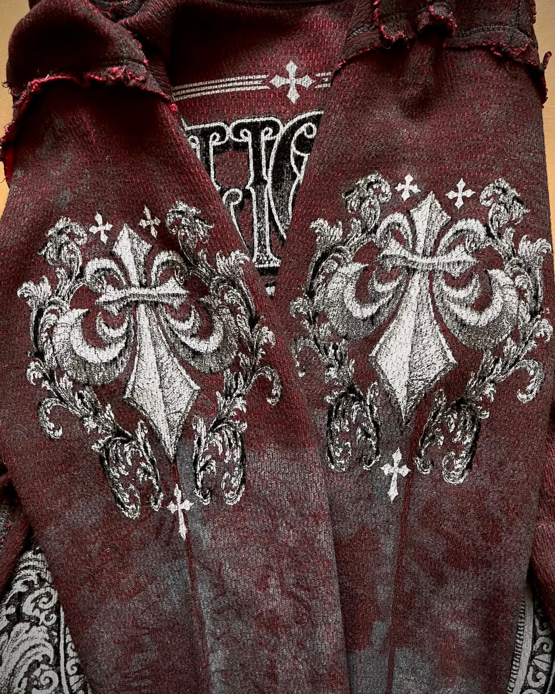 Old Affliction Gothic Knit long-Sleeve 상품이미지6