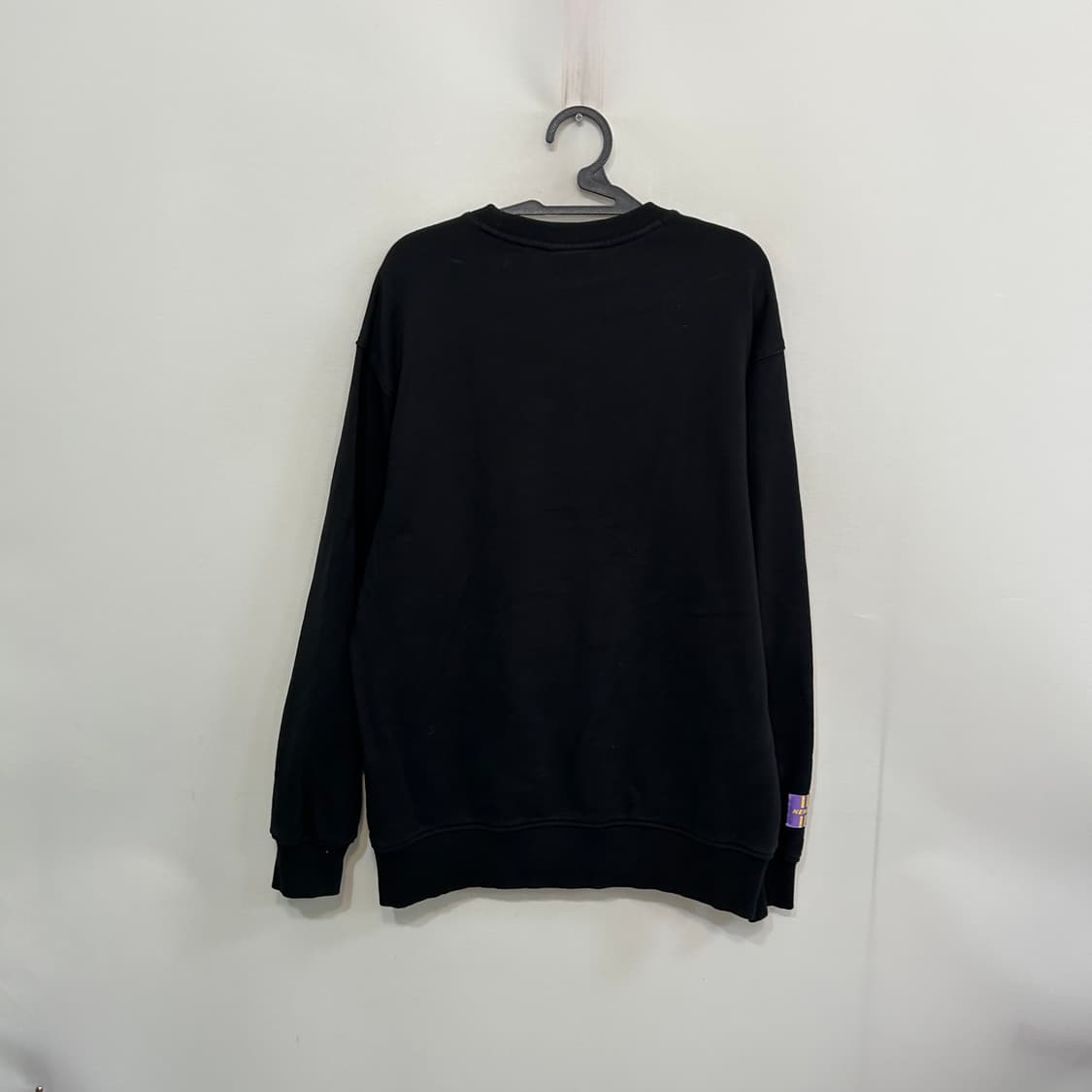 널디 남성 맨투맨 티셔츠 M 블랙 상품이미지3