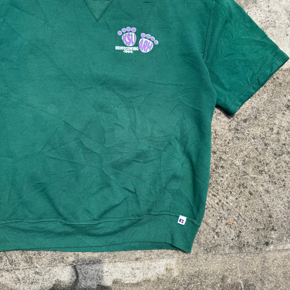 [XL] 90s Russell 러셀 반팔 스웻셔츠 상품이미지4