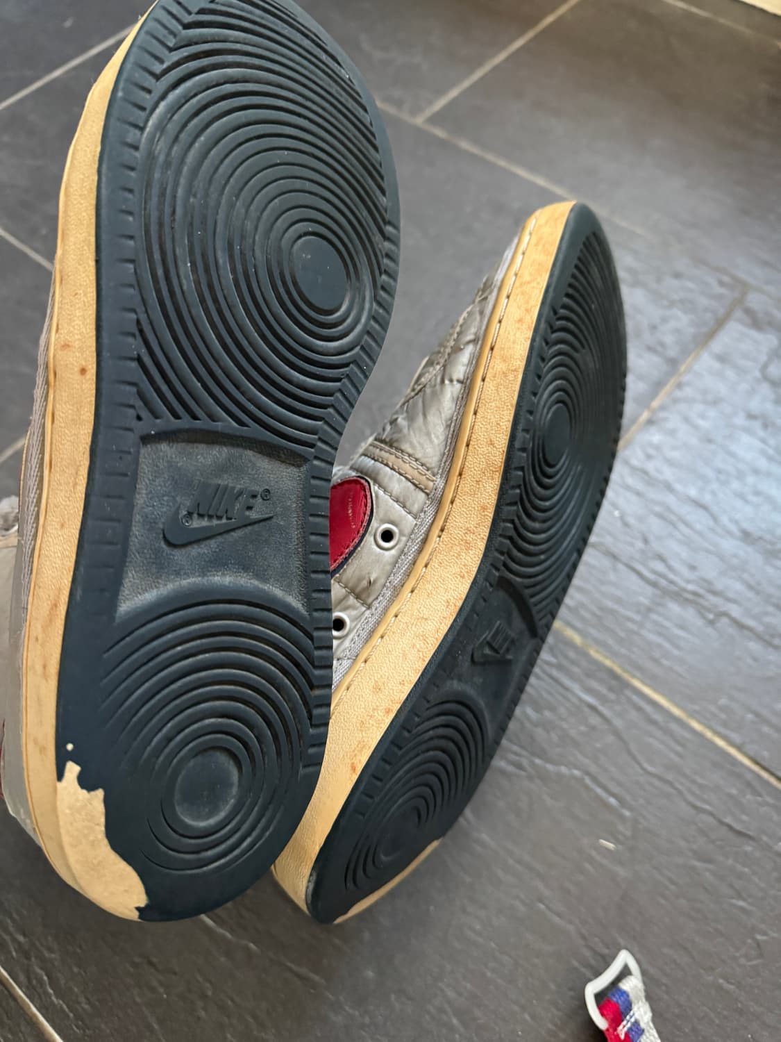 Nike 나이키 반달하이 슈프림 메탈릭실버 270 상품이미지5