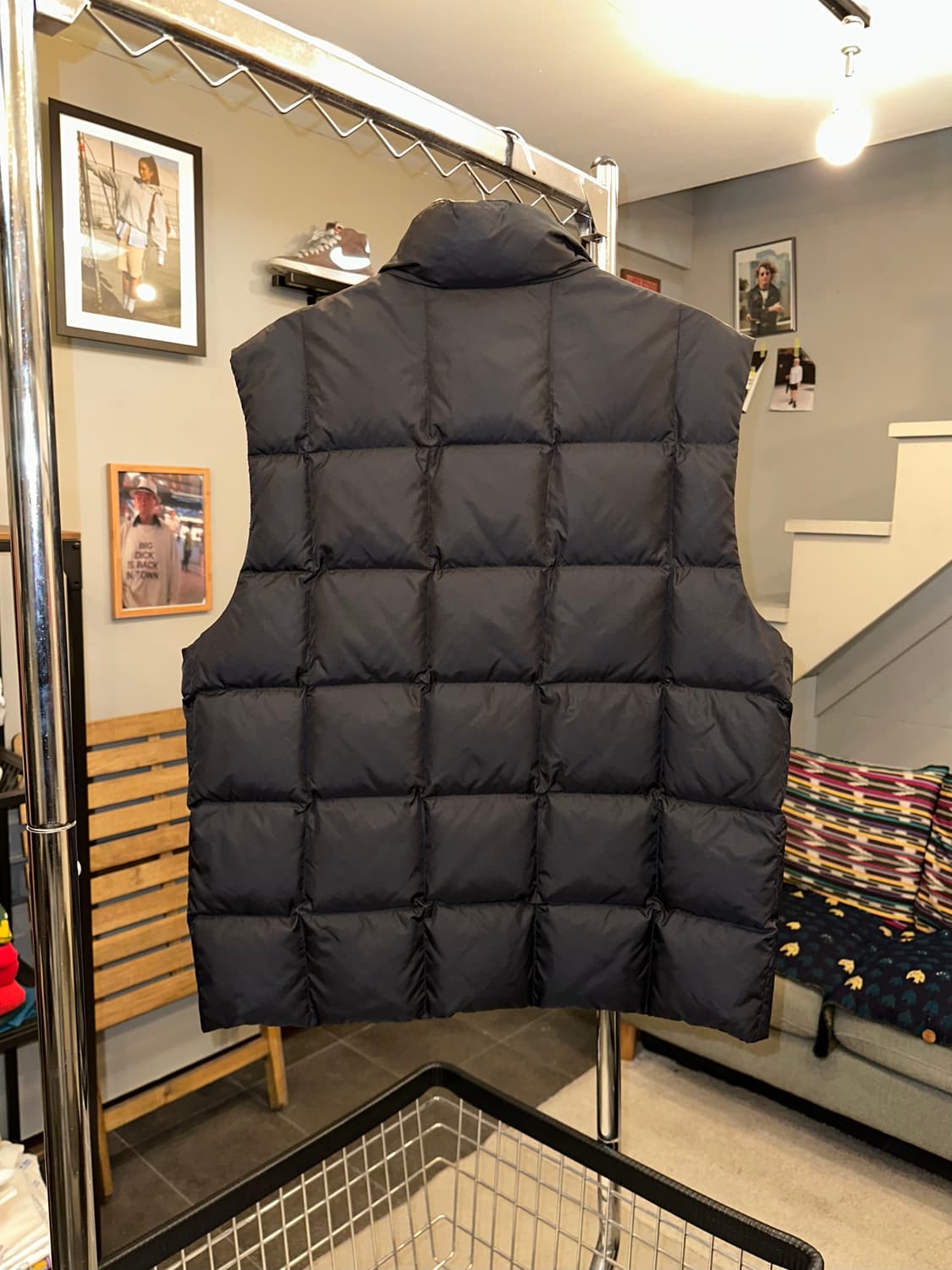 00’s Eddie Bauer quilted padded vest 상품이미지7