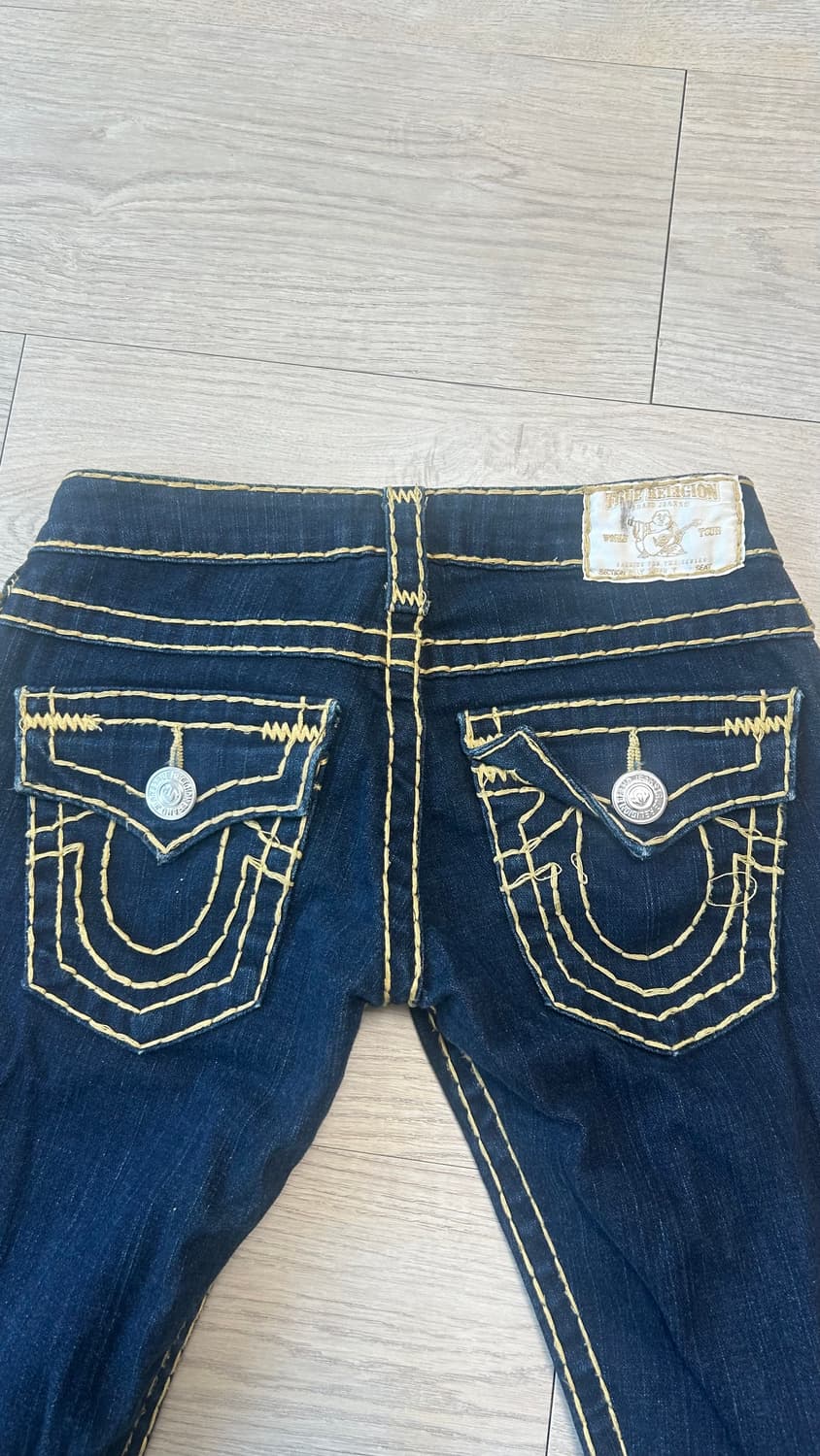 트루릴리전 바지 s 로우라이즈 데님  상품이미지2