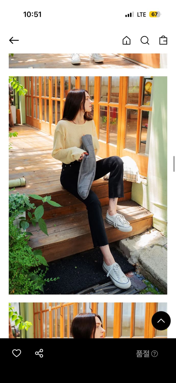 헤인트 아르웬 세미 부츠컷 진 블랙 상품이미지3