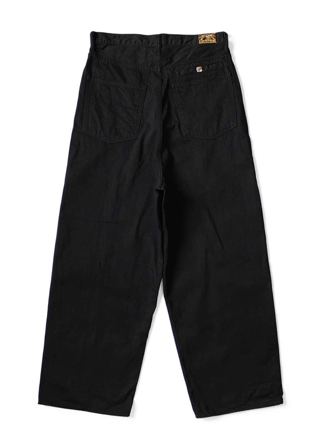 2) 캐피탈 12온즈 애로우 패턴 자카드 데님 배기 팬츠 블랙 야가수리 상품이미지3