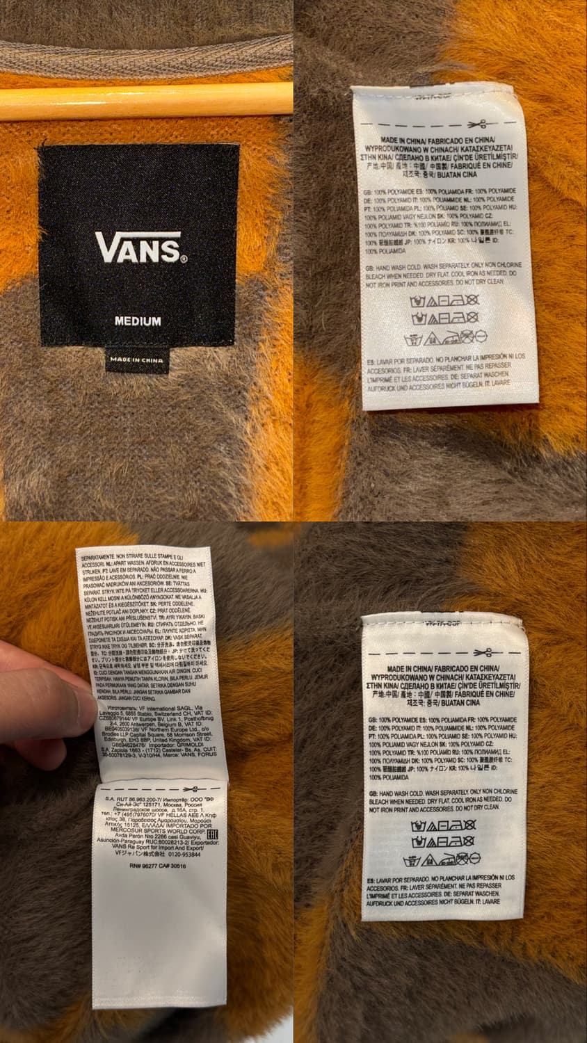 반스 체커보드 가디건 상품이미지10