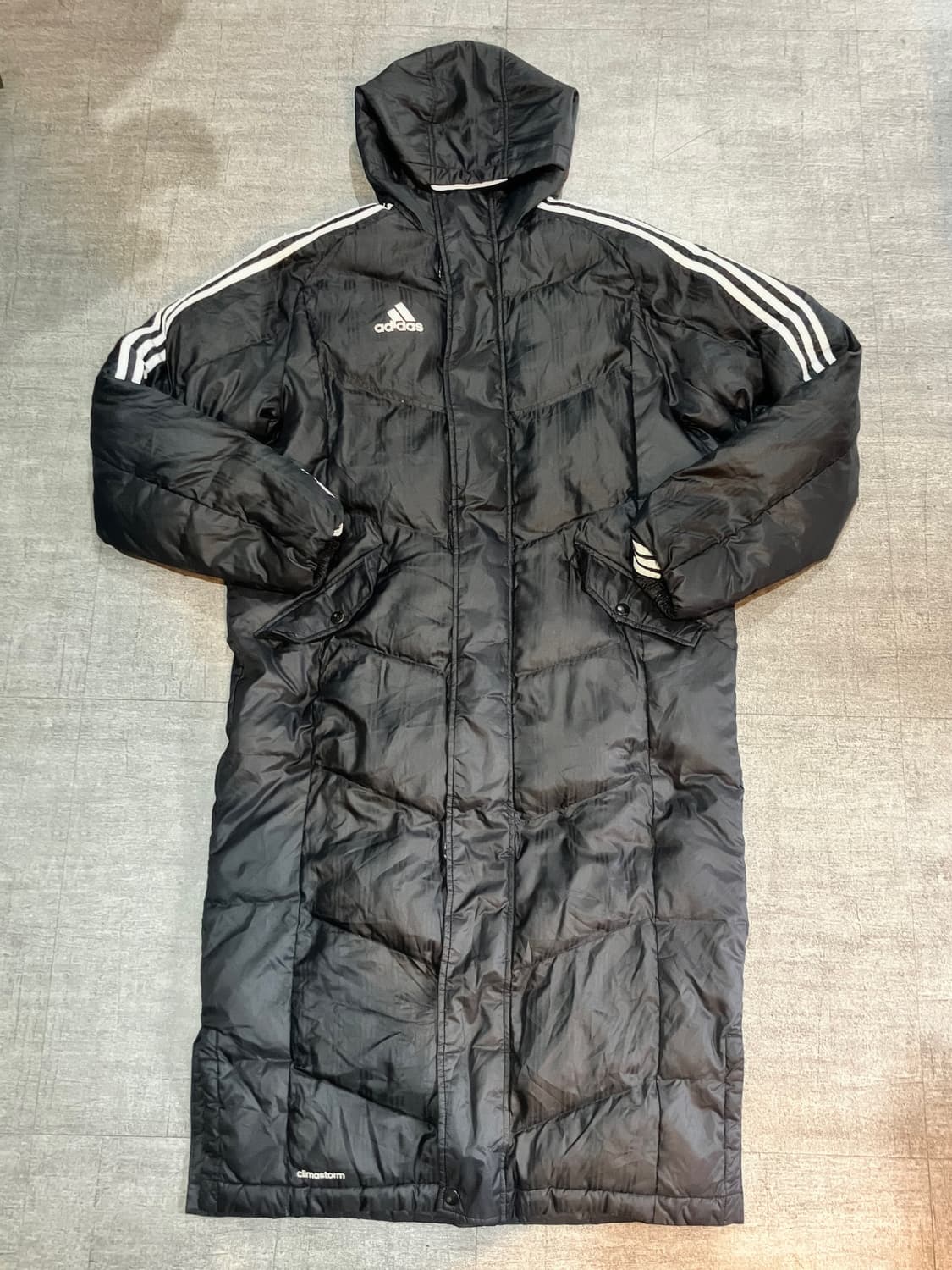 Adidas 아디다스 올드스쿨스트릿 푸퍼삼선롱패딩 상품이미지1