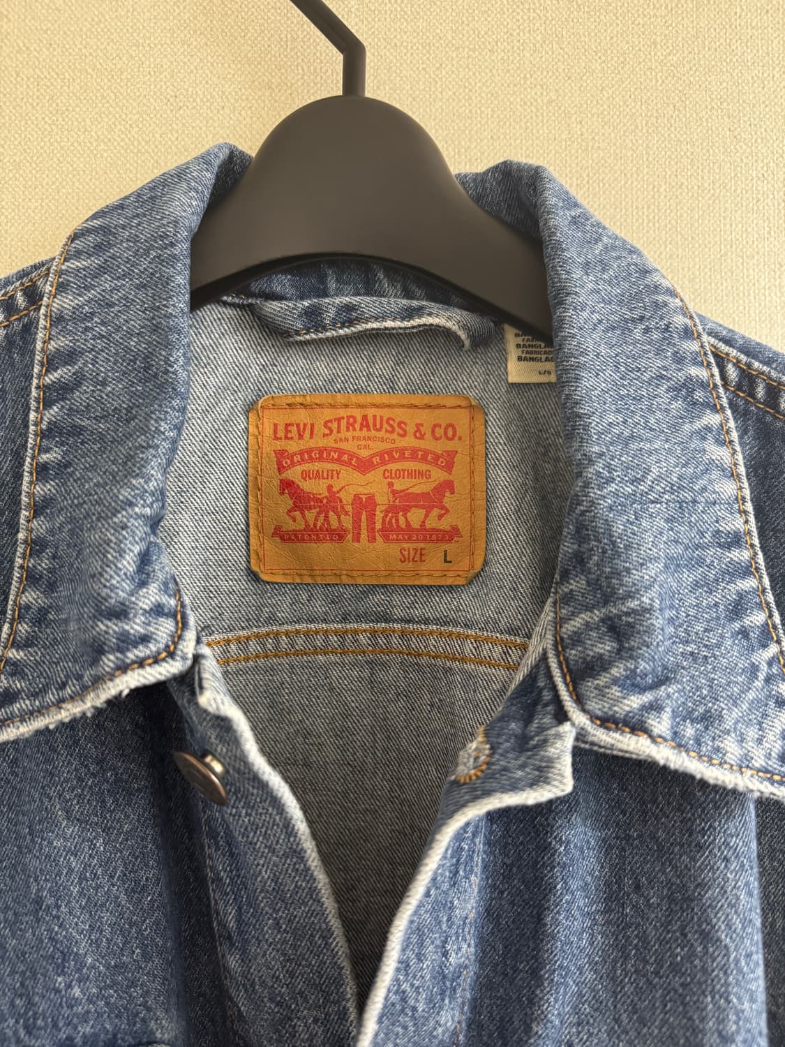 리바이스 LEVIS 워크 자켓 L Xl 빈티지 청자켓 상품이미지5