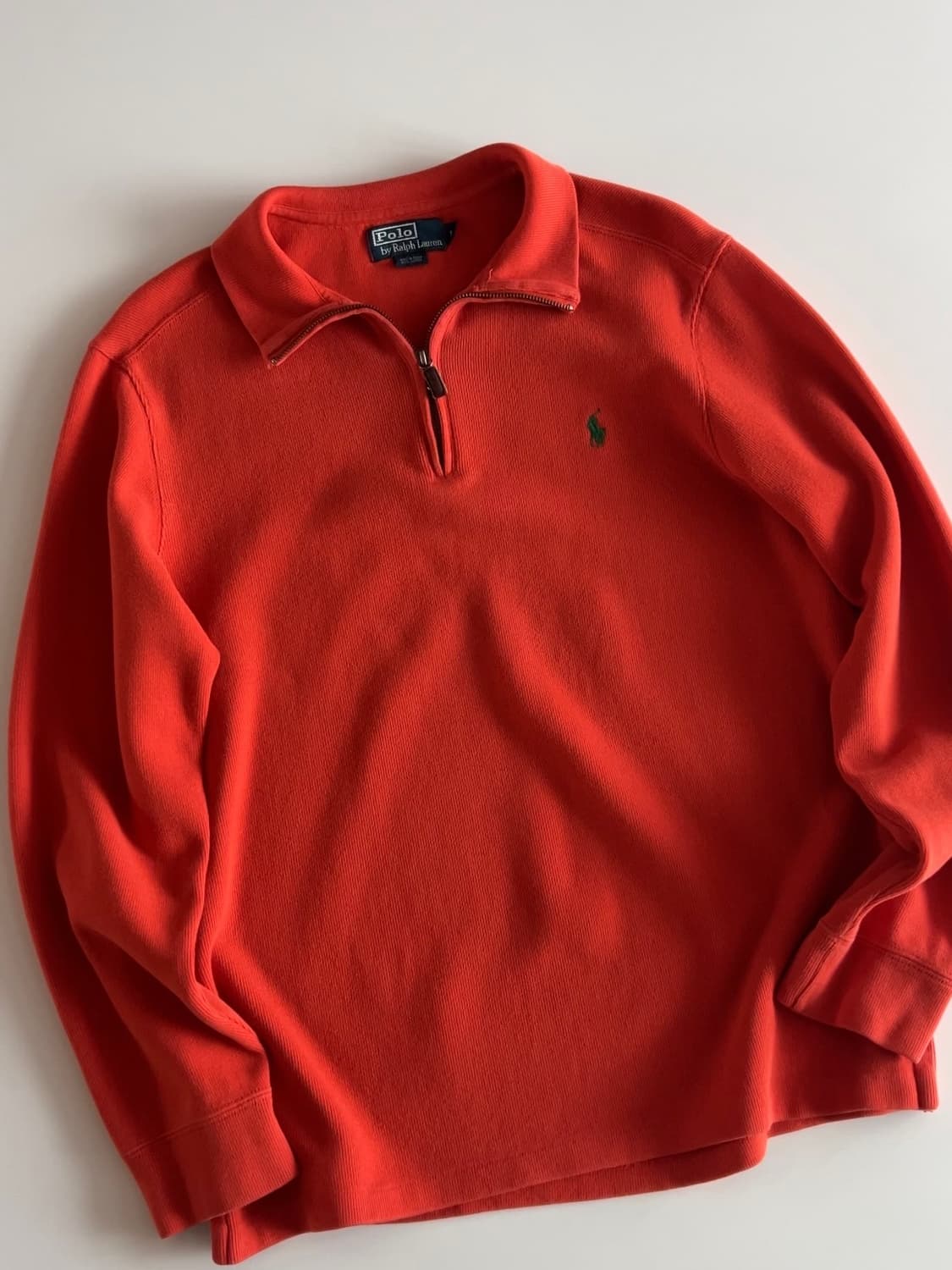 폴로 랄프로렌 오렌지 쿼터집업 L 상품이미지2